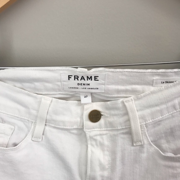 Frame White Le Skinny de Jeanne Jean 27 - Picture 2 of 2